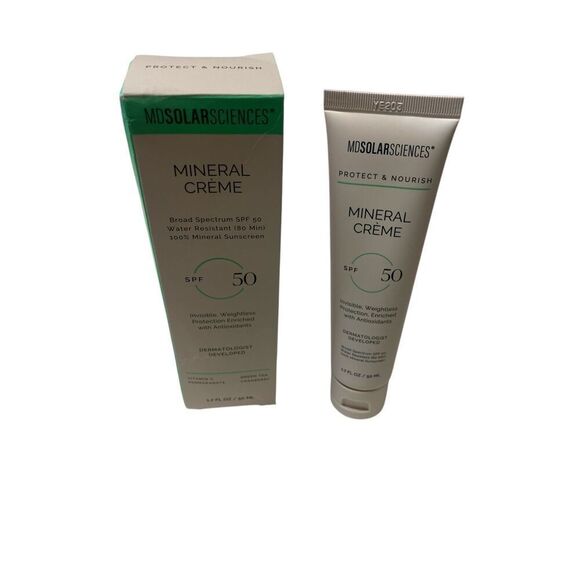 Mdsolarscience Mineral Cream SPF 50 Universal Mineral Sunscreen 1.7oz NIB - Picture 1 of 1